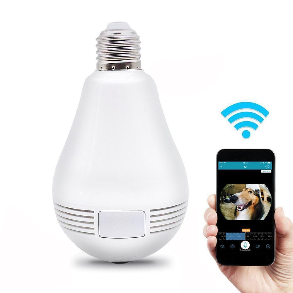 Amenitee‰ã¢ AM-401 Fisheye Lens 360å¡ Wi-Fi Globe Panoramic HD IP CAM