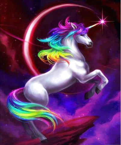 Rainbow Unicorn - Diamond Paint Kit