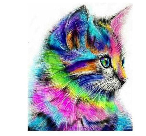 Rainbow Kitty - Diamond Paint Kit