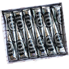 Henna Temporary Tattoo - 12 Cones Black