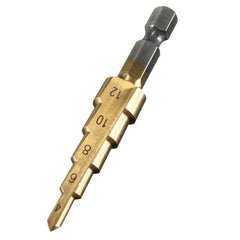 3pcs HSS Titanium Coated Drill Bit