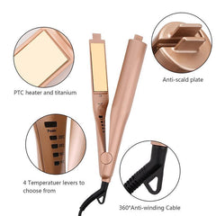 2-in-1 Curling and Straightening Iron (SALON QUALITY)