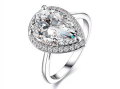 Elizabeth Tear Drop Ring