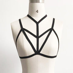 EXOTIC HARNESS CAGED BRA