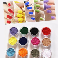 VELVET NAIL SET (12 COLORS)