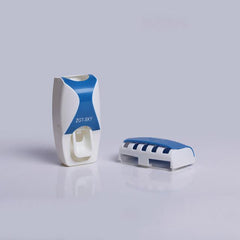Automatic Toothpaste Dispenser + 5 Toothbrush Holder