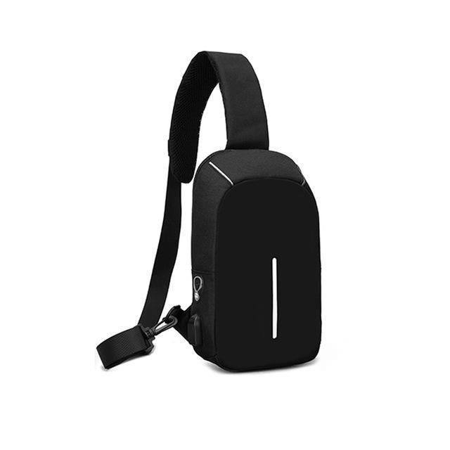 Anti Theft USB Charging Cross Body Sling Bag