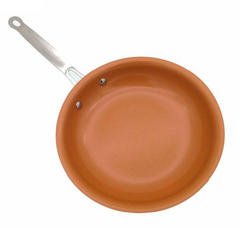 SLIPPY Non-stick Copper Frying Pan with Ceramic Coating (10 INCH)