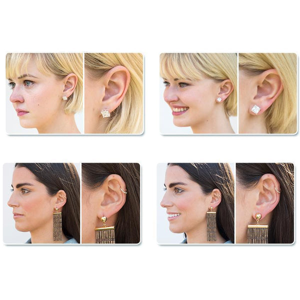 18K Gold Hypoallergenic Support Earring Backs