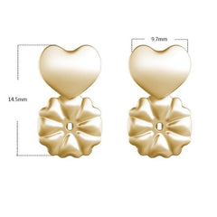 18K Gold Hypoallergenic Support Earring Backs